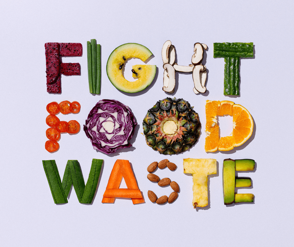 Image depicts examples of avoidable and unavoidable types of food waste